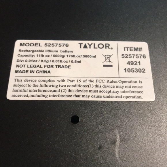 Taylor kitchen scale - Picture 5 of 8
